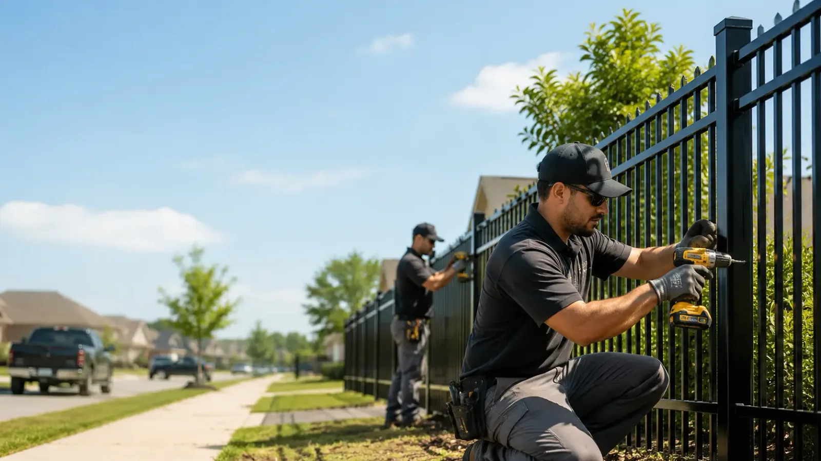Metal Fence Installation in Glen Oaks, NY